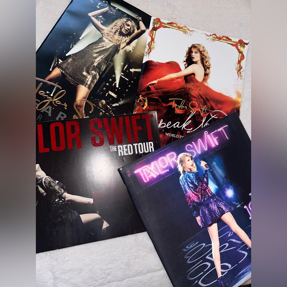 Four Taylor Swift Tour Books